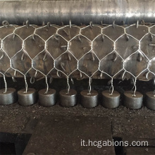 Double Twist zinco con rivestimento esagonale gabion rockfall